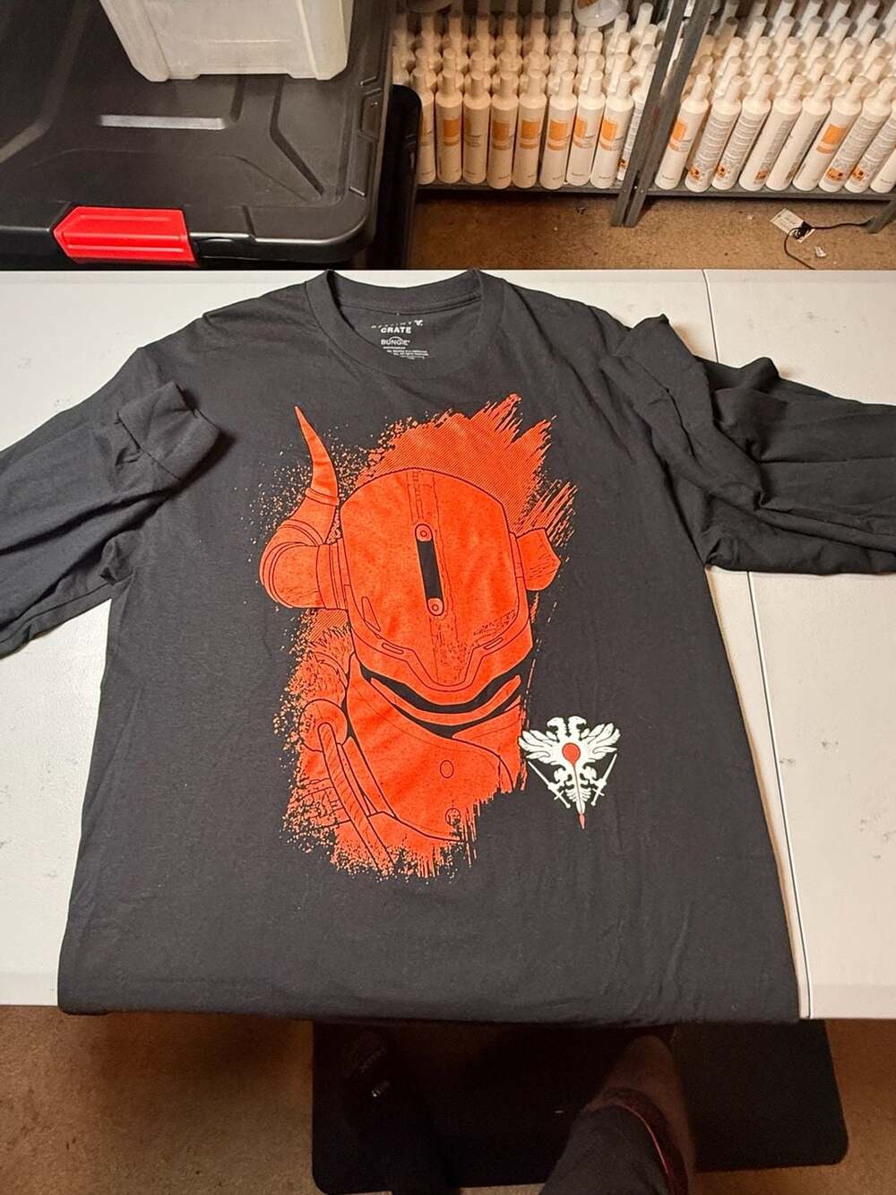 Destiny Crate Bungie Loot Gaming Long Sleeve T-Shirt Size M